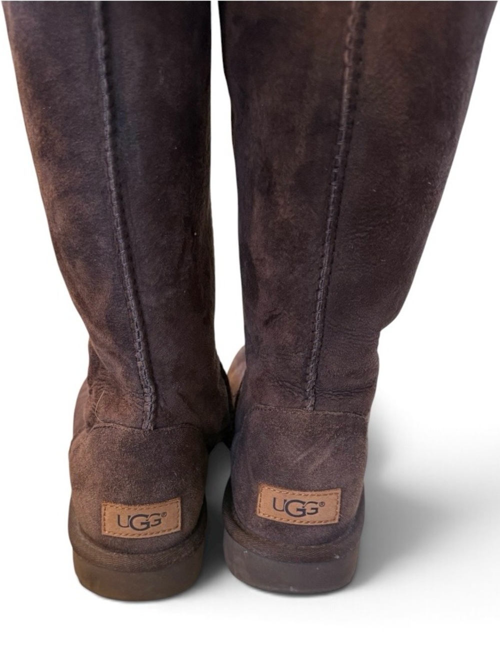 Size 8 tall brown Ugg boots super soft little wear